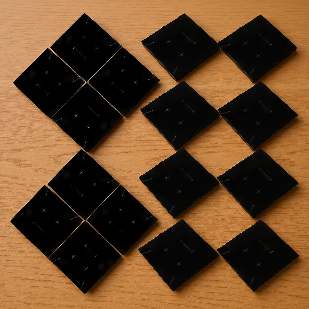 

20pcs Box Inserts Sponge Lined ganizer Tray for Rings Jewelry Box Inserts Display Case Storage Solution Premium Quality