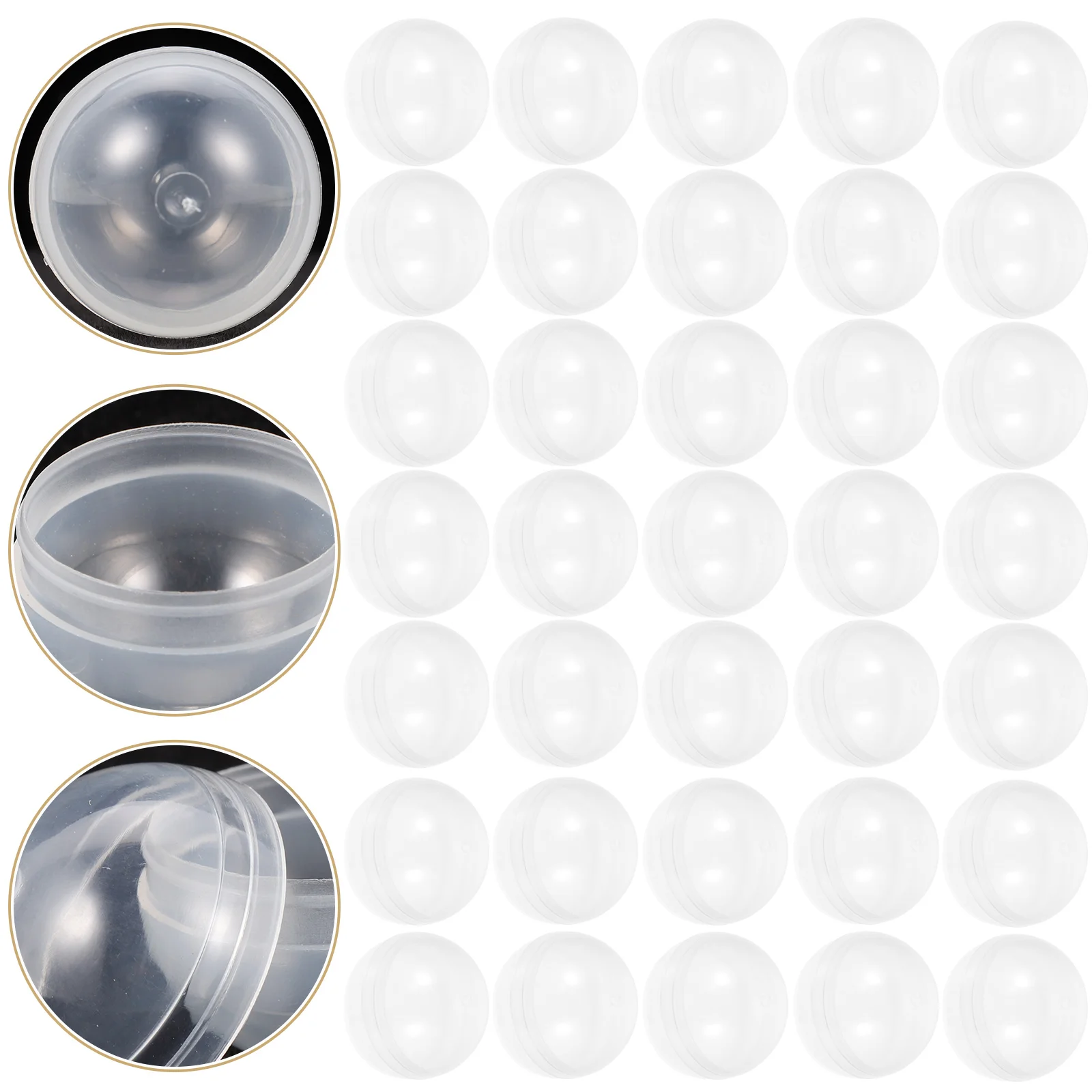 100 pçs redondo gashapon escudo gumballs crianças garra brinquedo vazio torcido máquina para o prêmio de halloween embalagem plástica criança