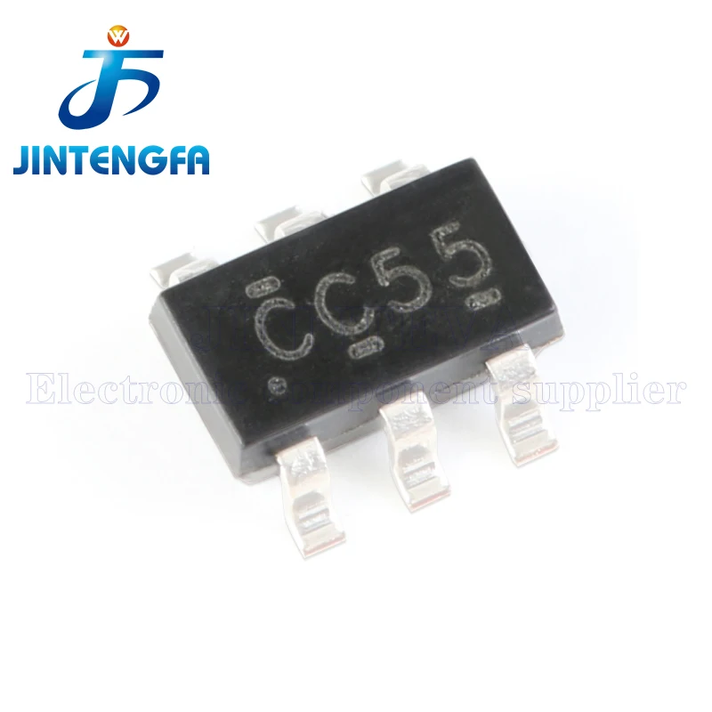 20PCS SN74LVC1G3157DBVR SOT23-6 SN74LVC1G3157DCKR SC70-6 SN74LVC1G3157 CC55 C55 SMD Single Pole Double Throw Analog Switch IC