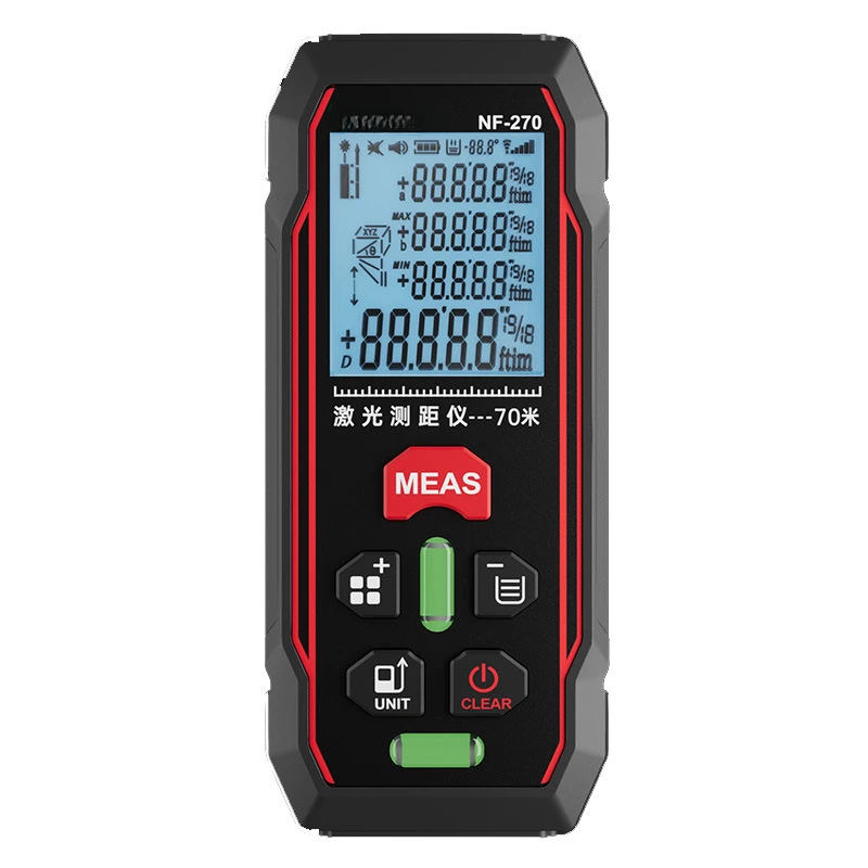 NF-270 handheld red laser rangefinder infrared measurement electronic ruler millimeter measuring instrument artifact