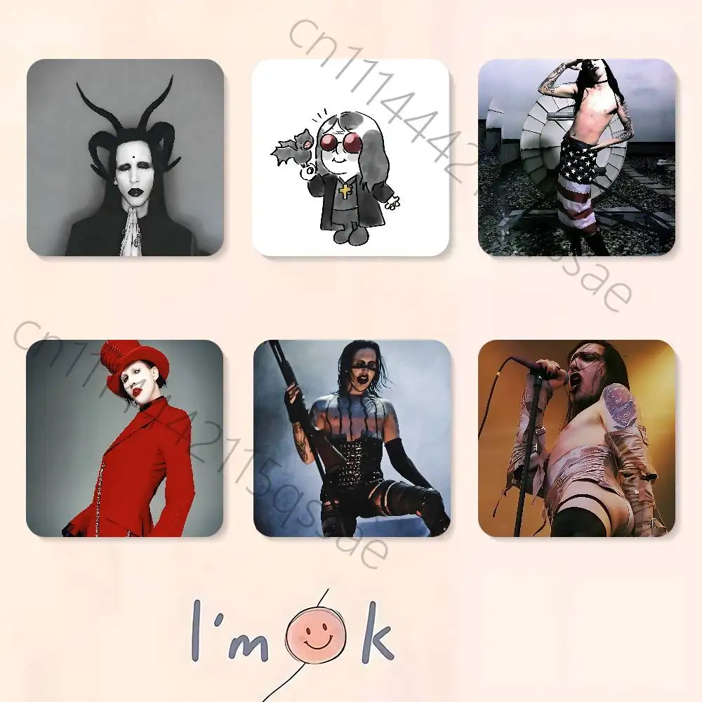 M-Marilyn Front Toward Enemy M-Manson Refrigerator Magnets Cartoon Magnetic Personality Decorations Creative Gifts