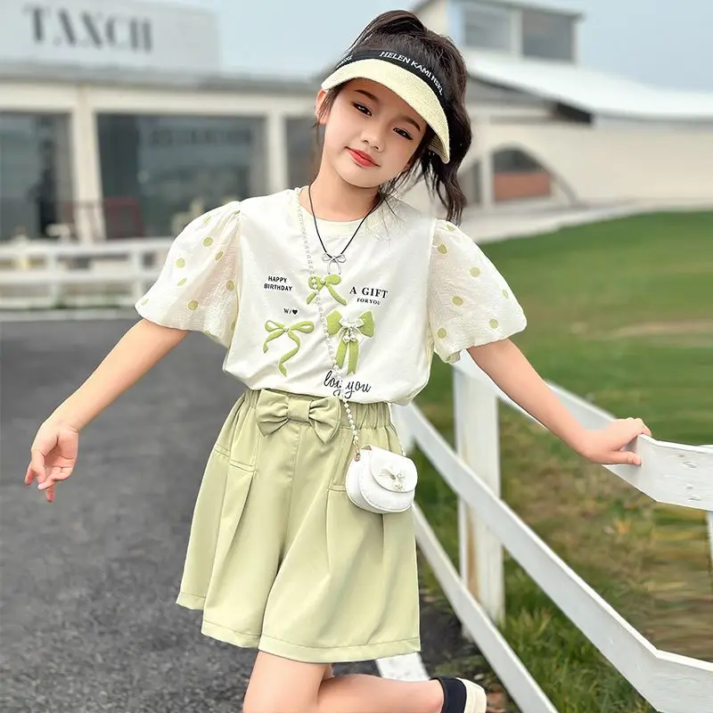 Kids Clothes Set Girls From 8 To 14 Years Children's Sets 4 Year Old Girl 7 11 12 10 Korean Reviews Many Fashion T-shirts Top 9
