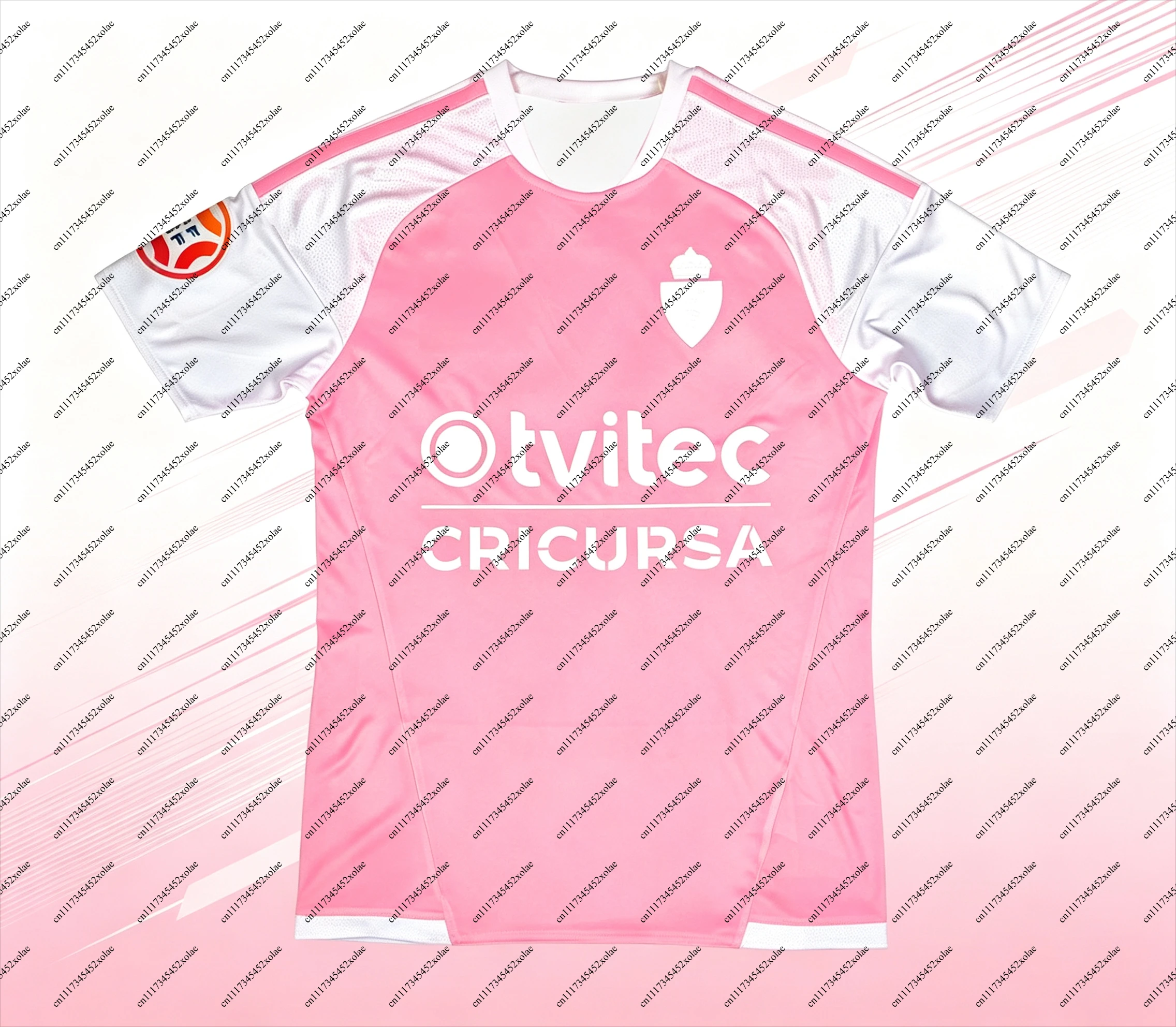 2026 Ponferradina 3D Printed Football Jersey Men's Summer Breathable Quick Drying Short Sleeved T-shirt Family Matching Clothing