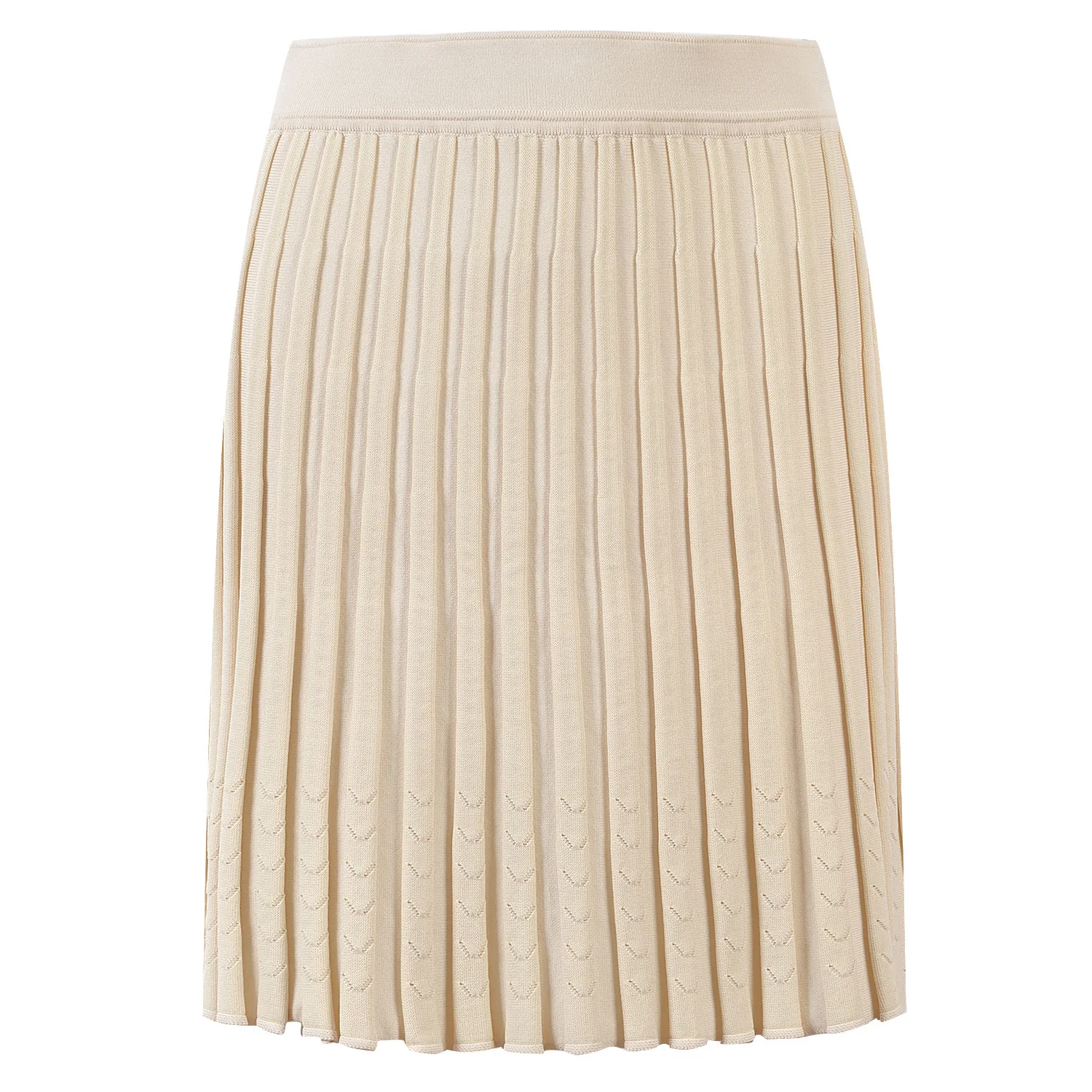 CHUJIE 2025 Frühherbst-Strick-3-teiliges Set – Mantel mit Umlegekragen und Metallring + ärmellose Weste und Minirock, schmale Passform