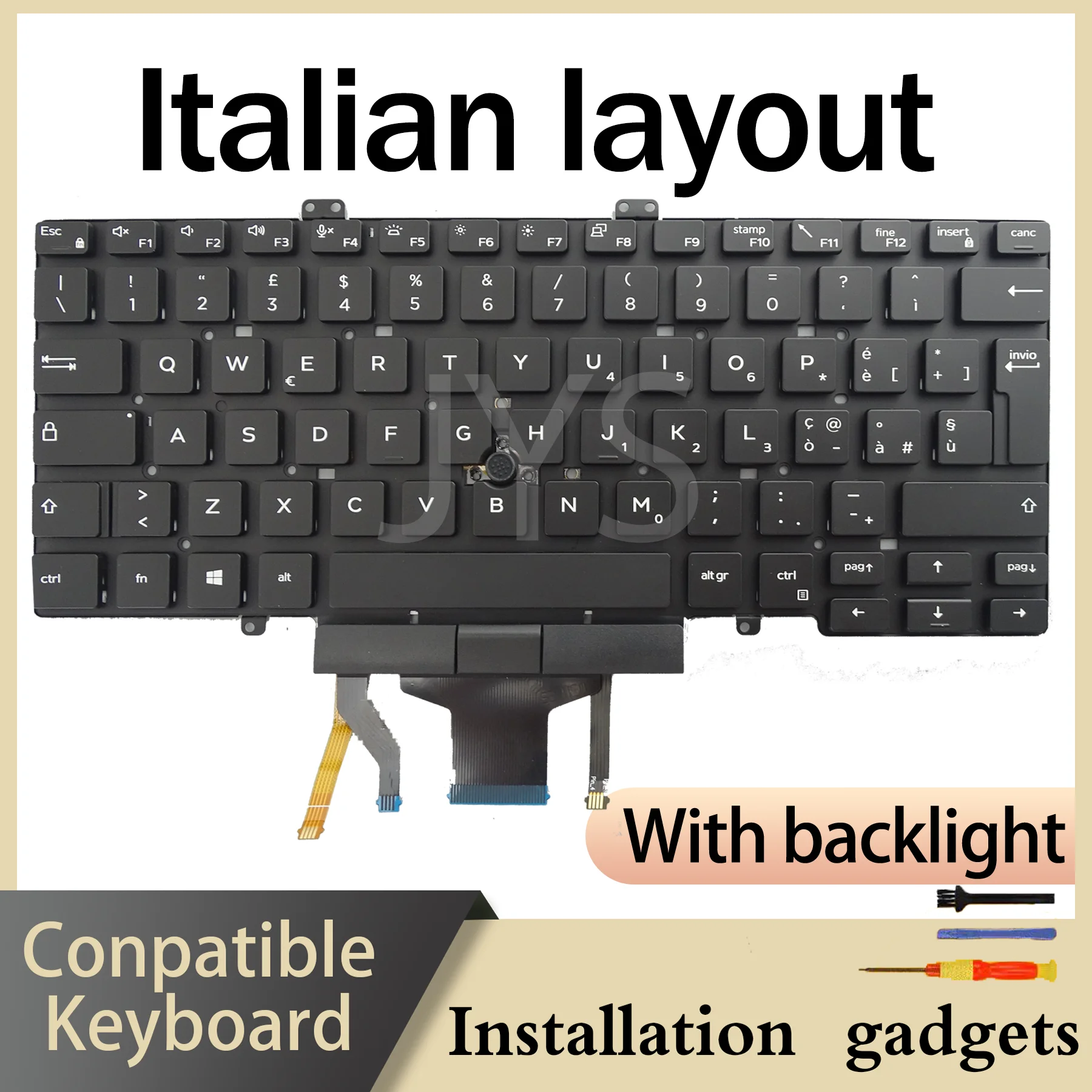 Italian German Spanish French Latin Spanish UK for DELL Latitude 5400 5410 5401 5402 P98G 7400 7410 Backlit Keyboard