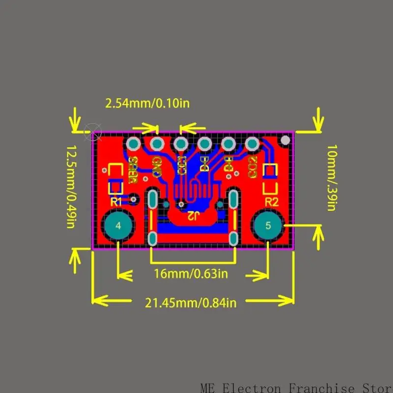 T5EA 10pcs Type C Женская тестовая плата USB 3,1 плата печатной платы от 16p до 2,54 мм разъемы