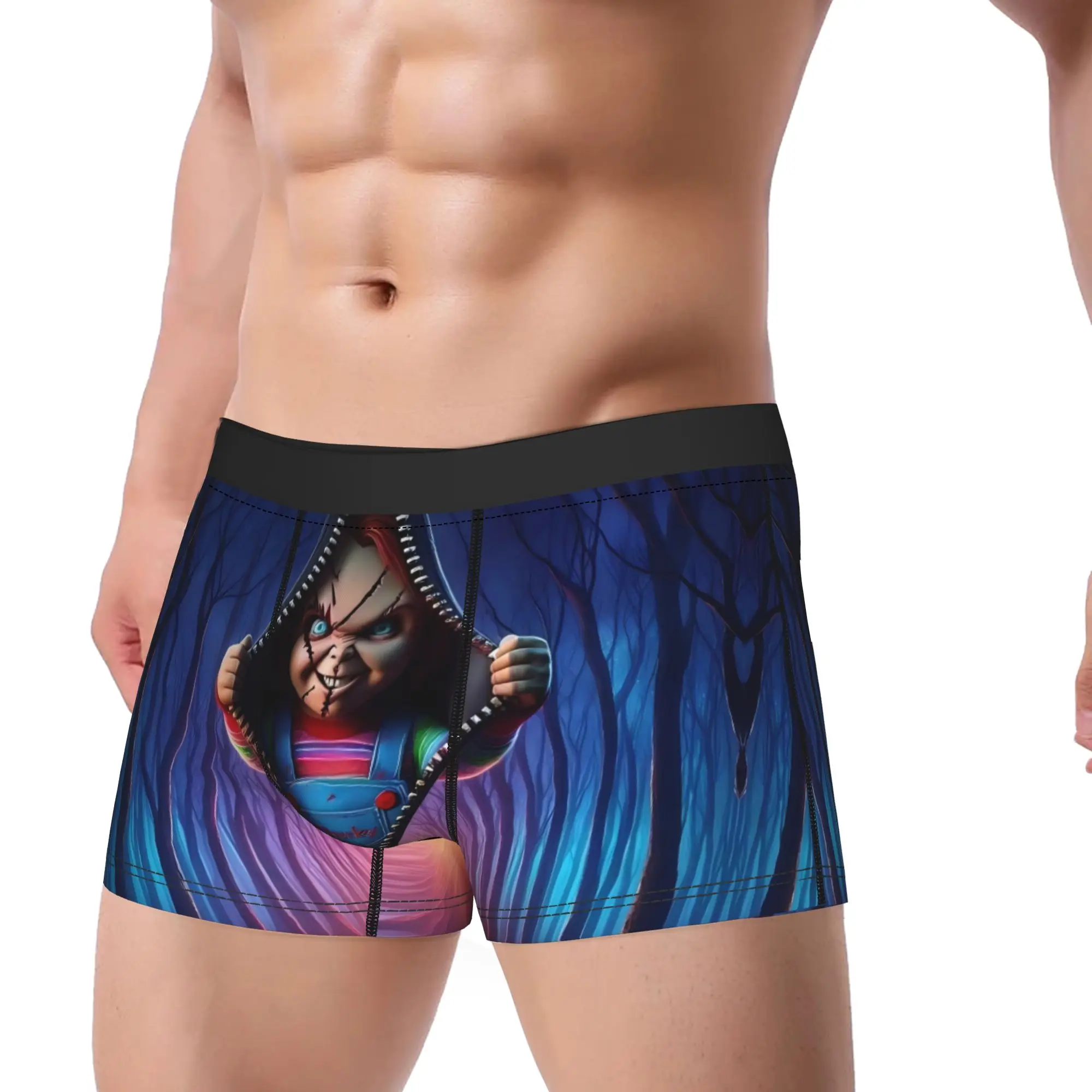Chucky 1  Underpants Homme Panties Men's Underwear Comfortable Shorts Boxer Briefs