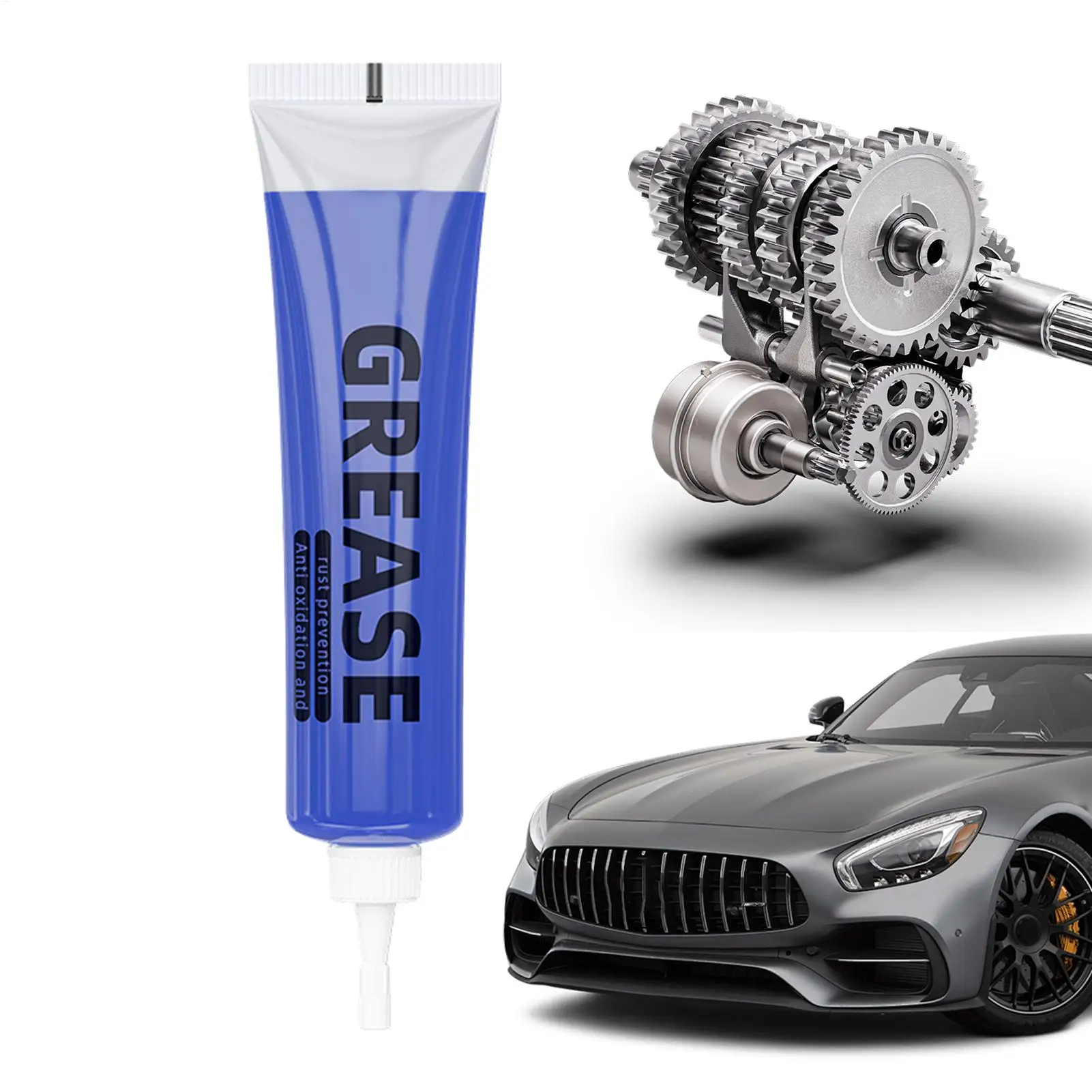 1pcs Automotive Grease 20g Heavy Duty Motor Grease High Temp Lubricant Heavy Duty Long-Lasting Sealant for Bearings Gears Hinges