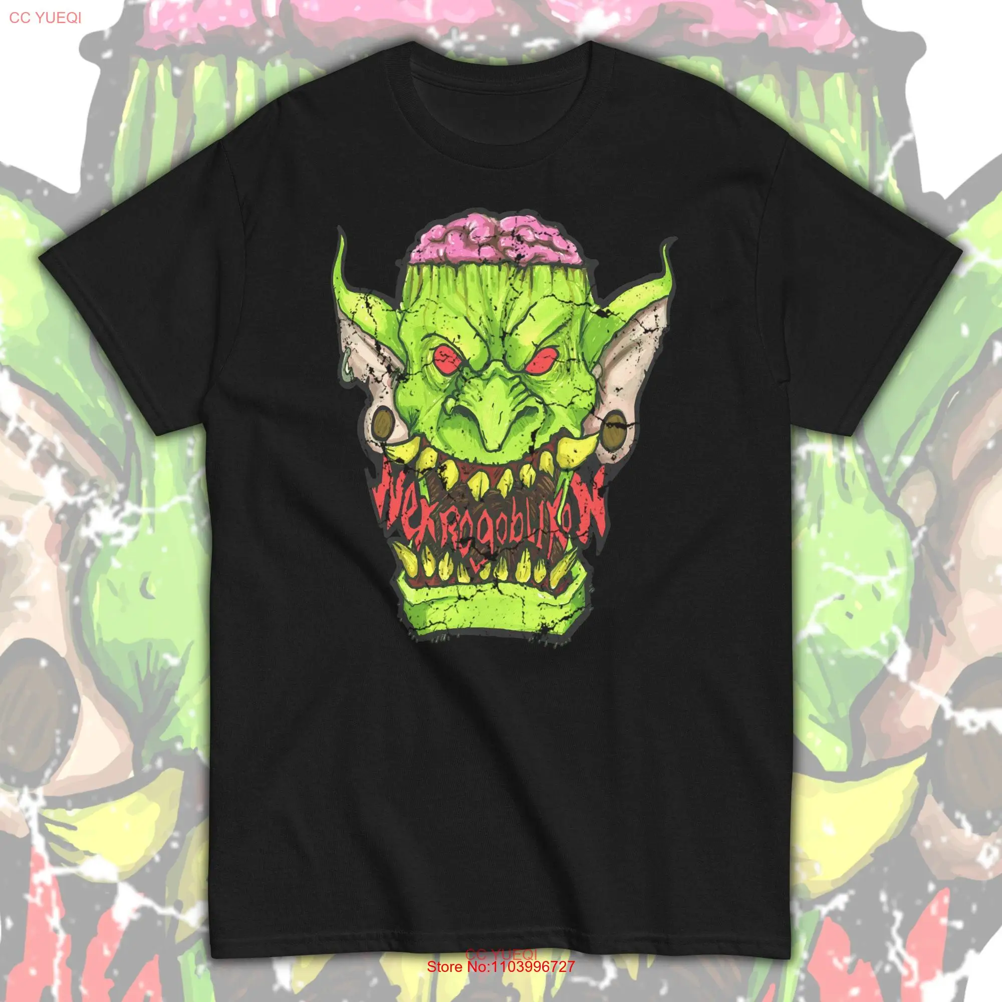 Nekrogoblikon Premium Cotton T shirt long or short sleeves