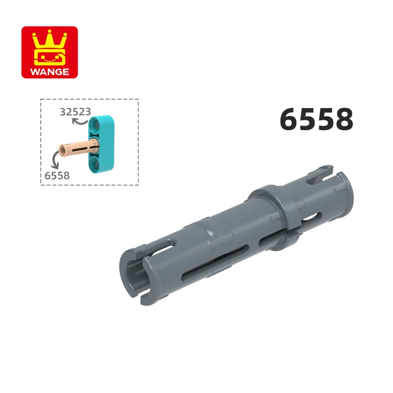 Wange 526 개/몫 6558 핀 3L 마찰 리지 빌딩 블록 Moc 기술 액세서리 벽돌 장난감 어린이와 호환 가능