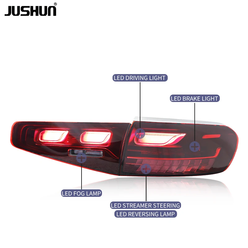 BR   Wholesale New Function LED Tail Lights Upgrade for G Class GLS W167 2020-2023 Red Lens Color 12V Voltag