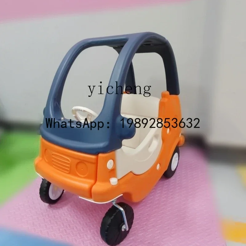 AE ملعب غرفة صغيرة سيارات لعب أربع عجلات سيارة قابلة للتحويل رياض الأطفال معدات التدريب الحسي #5