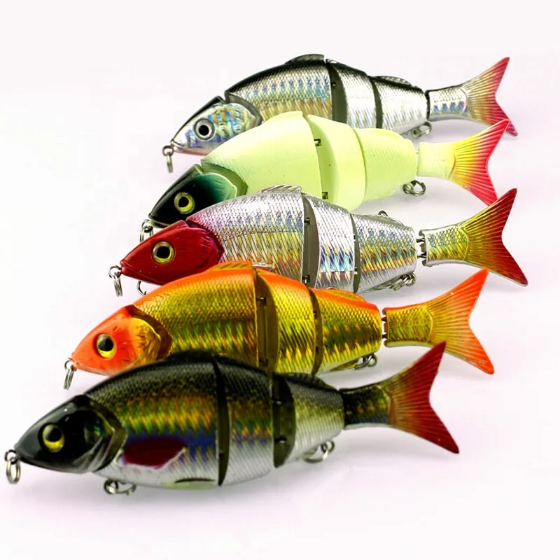 

2019 Wholesale 13cm 20.8g Swimbait Multi Jointed Lure Jerkbait Fishing Hard Glide Bait