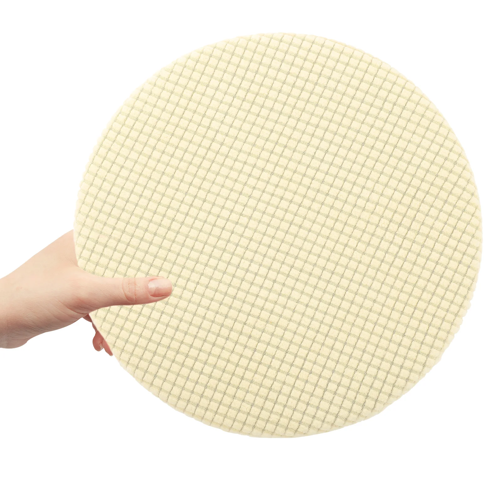 

Elastic Round Chair Polyester Dust Protector Seat Slipcover For Dining Room Stool Stretchable Indoor Furniture Cover Home Use