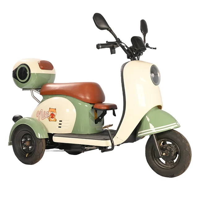 High Aesthetic Value Can Carry ChildrenTricycle Rechargeable Elderly Scooter