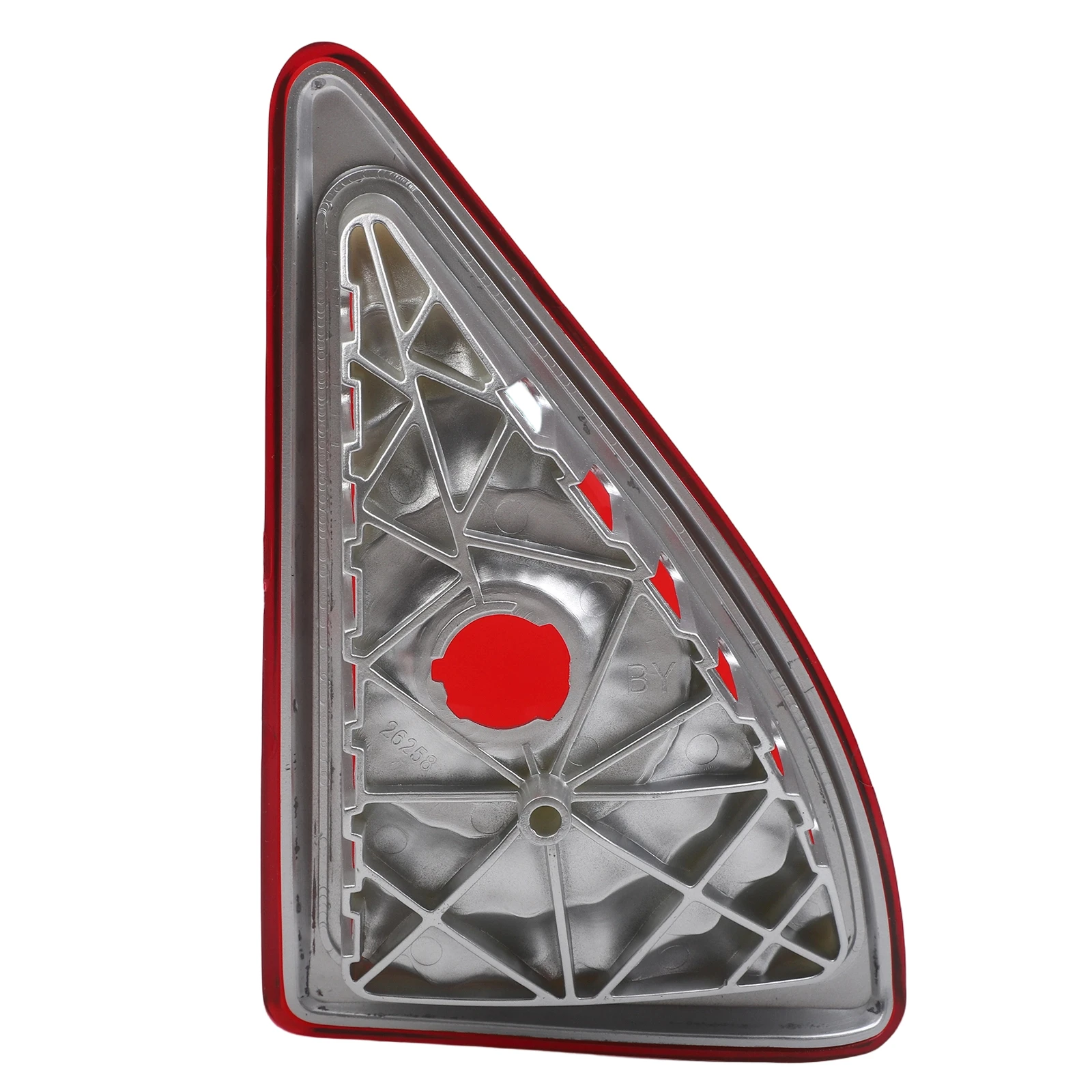 Red Center Brake Lamp Replacement Cover ABS PC Construction Quick Installation Wear-resistant Vehicle-specific Replacement