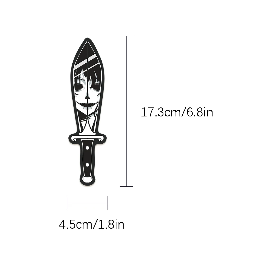 30pcs dagger bookmark horror knife decoration student office reading book labeling paper card DIY creative gift bookmarks
