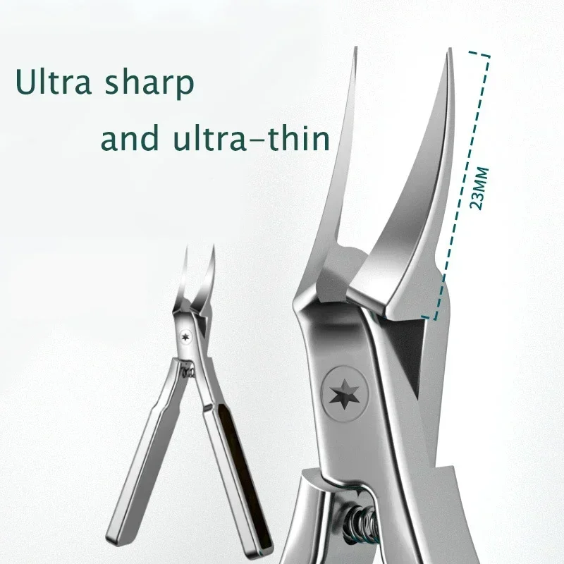 Super Sharp Nail Clippers, Cortadores de unha, Pedicure e Manicure Ferramentas, Ingrown Paroníquia Correção Ferramenta, cortador de unhas