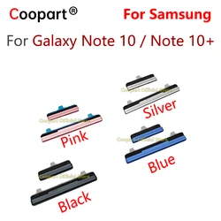 1 Juego de botones de volumen de interruptor de encendido para Samsung Galaxy Note 10+ Plus N975 N975F / Note 10 N970 N970F N970U N970N botón de tecla lateral