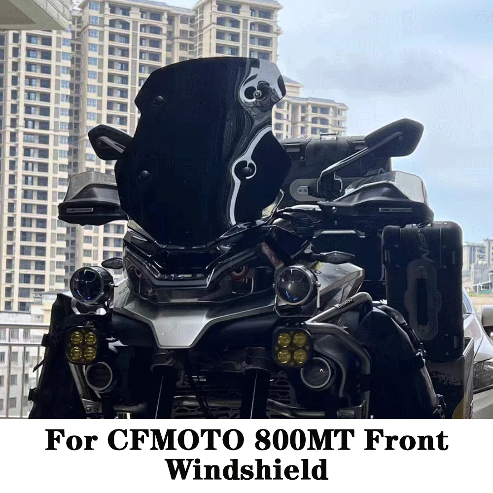 

For CFMOTO 800MT Front Windshield Competitive Style Thickened Modified Chest Guard Baffle Windscreen Fairing Baffle Cover