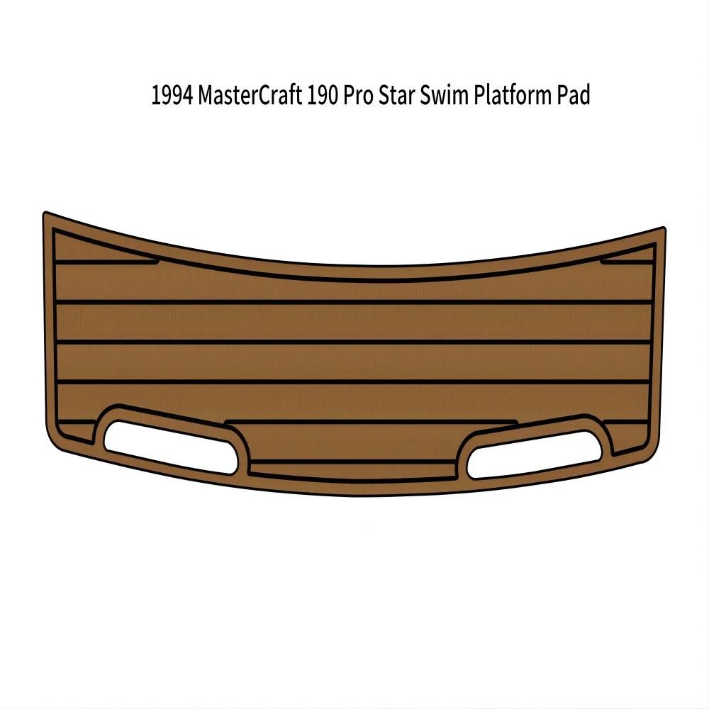 1994 MasterCraft 190 Pro Star Swim Platform Boat EVA Foam Teak Deck Floor Pad SeaDek MarineMat Gatorstep Style Self Adhesive