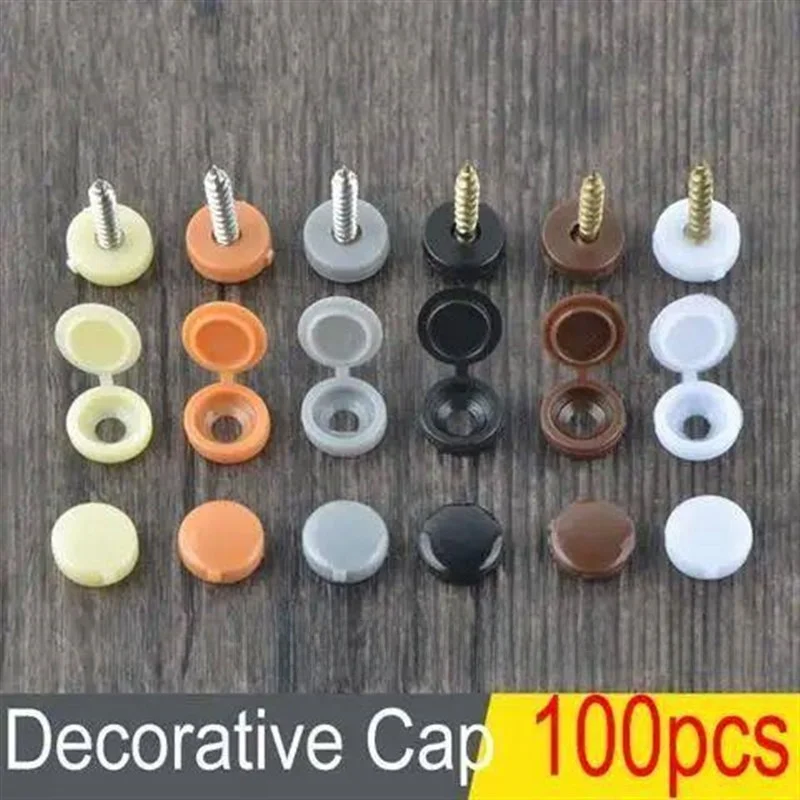 100pcs-plastic-button-fold-caps-screw-cover-for-car-bag-accessories-zipper-pulls-pullers-strap-end-caps-universal-fit