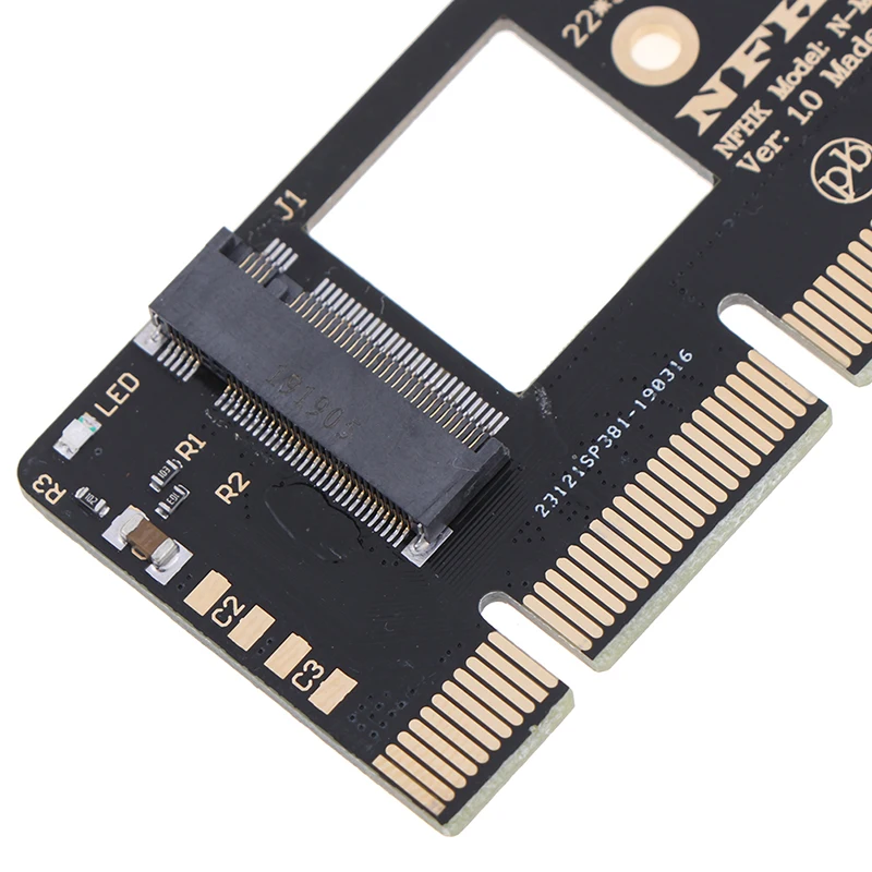 1Pcs NVMe M.2 NGFF SSD To PCI-E PCI Express 3.0 16x X4 Adapter Riser Card Converte Support Type 2230/2242/2260/2280 M.2 Card