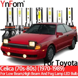 YnFom For Toyota Celica (70s-80s) 1970-1989 Special LED Headlight Bulbs Kit For Low Beam,High Beam,Fog Lamp,Car Accessorie