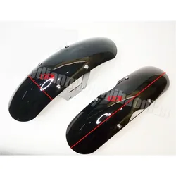 Front Mudguard Fender Motorcycle Metal Cover For Kawasaki W400 W650 W800 Cafe Street Meguro (42cm)