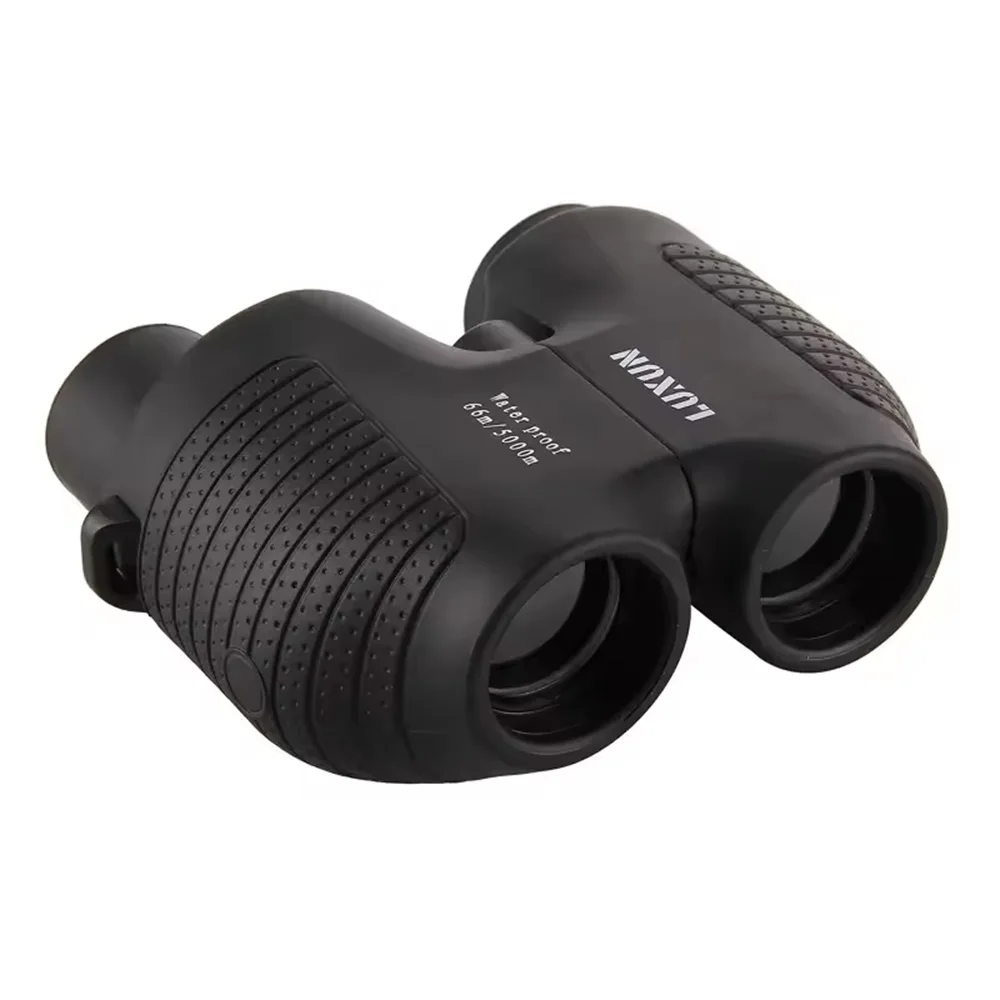 Mini binoculares HD portátiles de enfoque automático, telescopio Binocular impermeable para exteriores, espejo de observación de aves para caza y senderismo, 10x25