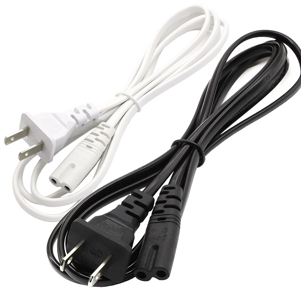 1.5m US Power Cable 2pin IEC320 C7 Power Extension Cord For Dell Laptop Charger Canon Epson Printer Radio Speaker PS4 XBOX