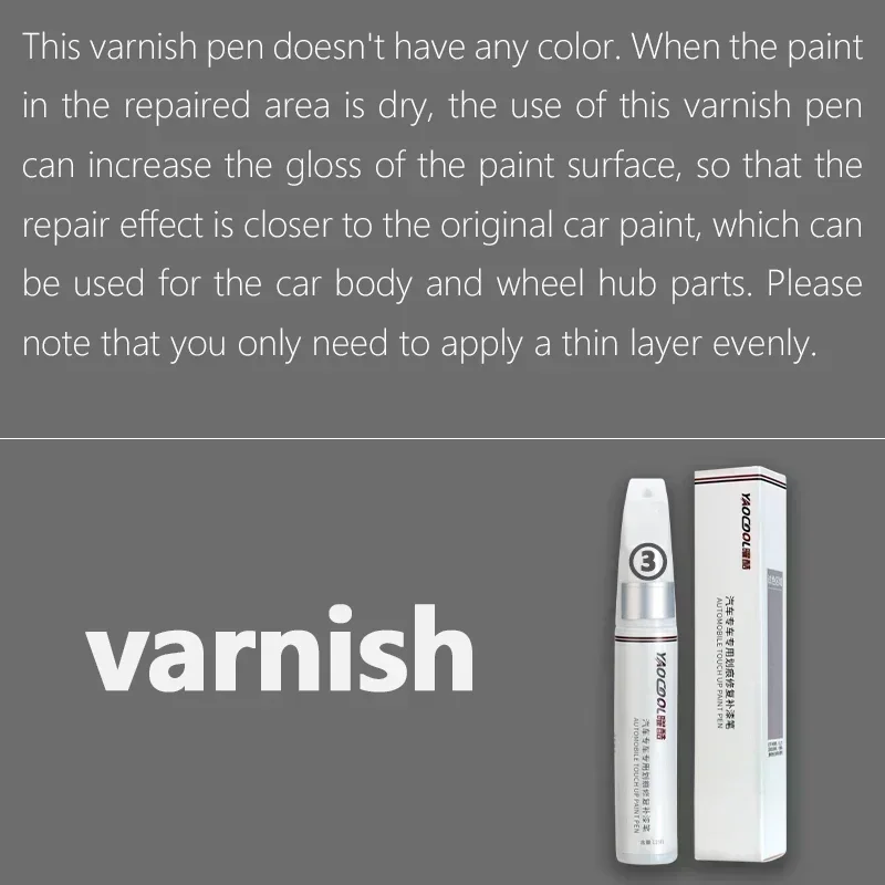 Car Touch up Pen Adapter for GWM Ora Cat Ora Cat Touch up pen Varnish removal scratch repair kit