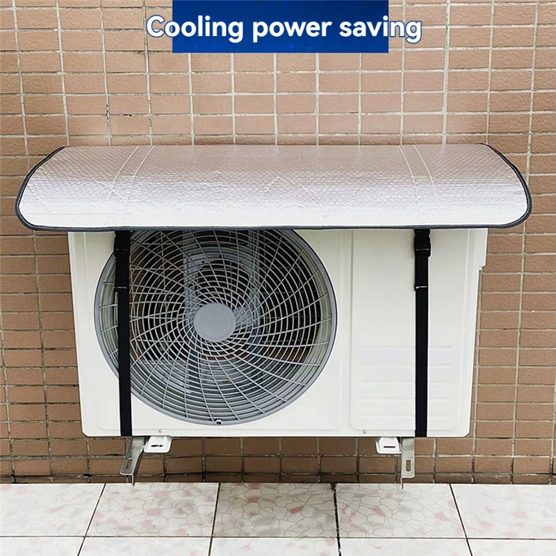

KEOL-Air Conditioner Cover Outdoor Energy Saving Rainproof Cover Air Conditioner Dust Prevent Fire-Proof Sun Exposure Cover