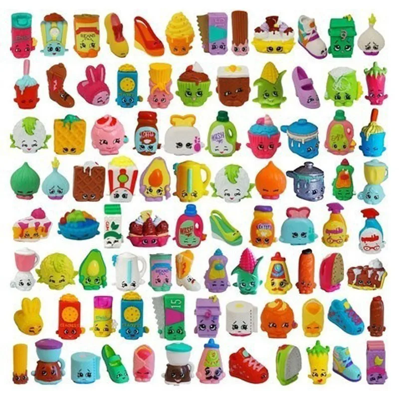 

100pcs/lot Anime 3D rare game figures kawaii cute fruit food Furniture vegetable model toy collectible gift for girl