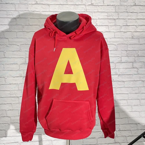 Imagen 2 del producto Sudadera con capucha para mujer Alvin and The Chipmunks 2025, ropa deportiva informal a la moda, Sudadera con capucha Alvin Chipmunk, disfraz de Halloween, jersey para mujer, Tops