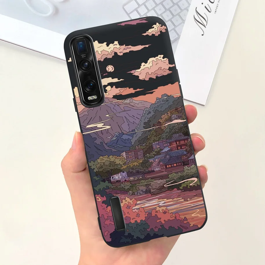 For OPPO Find X2 Pro Case Find X2 X 2 Pro CPH2025 Fashion Flower Silicone Cover Phone Cases For OPPO Find X2 Lite Neo X2Neo Capa