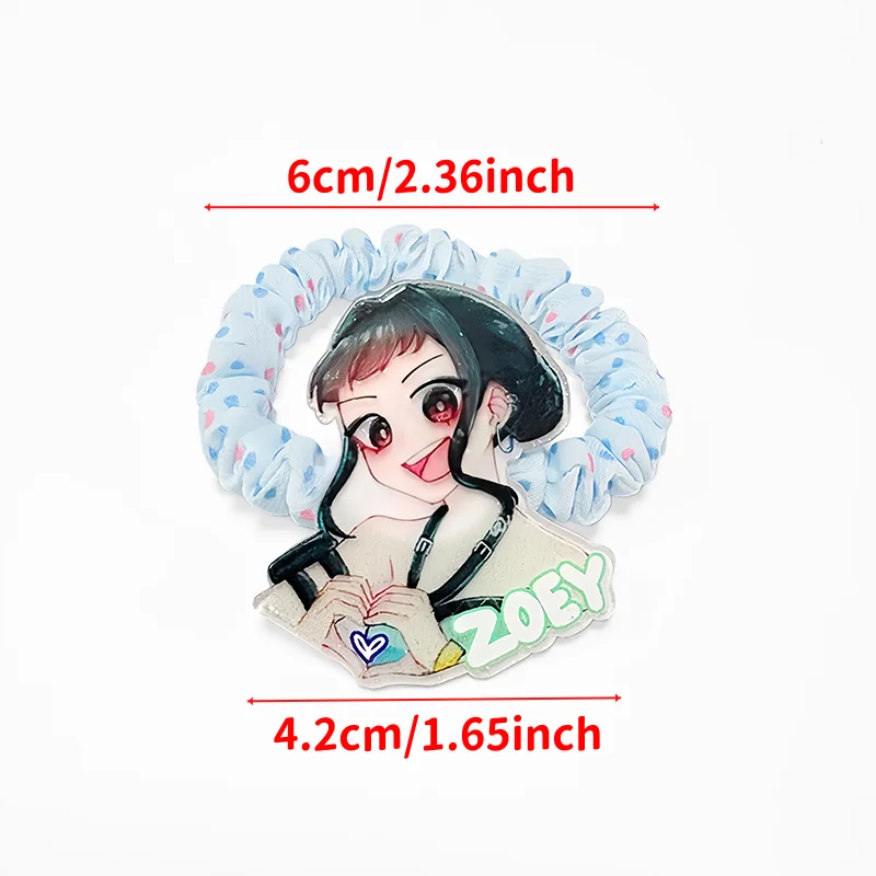 5 uds mujeres niñas Kpop Hunter Rumi lazos para el cabello conjunto de cuerdas para el cabello lindos Hunters Rumi Mira Zoey coleteros elásticos accesorios para el cabello