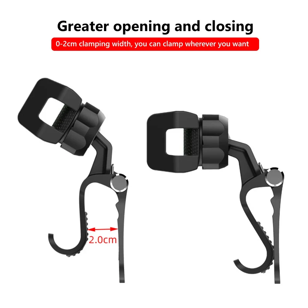 Baby Stroller Mobile Phone Holder Rack Universal 360 Rotatable Pram Cart Clamp Mount Bicycle Phone Holder GPS Support Bracket