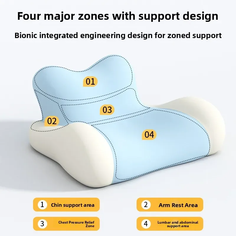 Memory Foam Sleeping Stomach Multifunctional Headrest Pillow Lying Face Down Ideal For Sleeping Playing On Your Phone