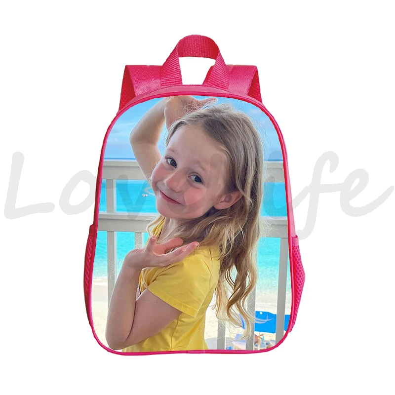 Like Nastya Print School Backpacks Children\'s Backpack Kids Kawaii Bookbag Kindergarten Schoolbag Girls Pink Rucksack Mochila