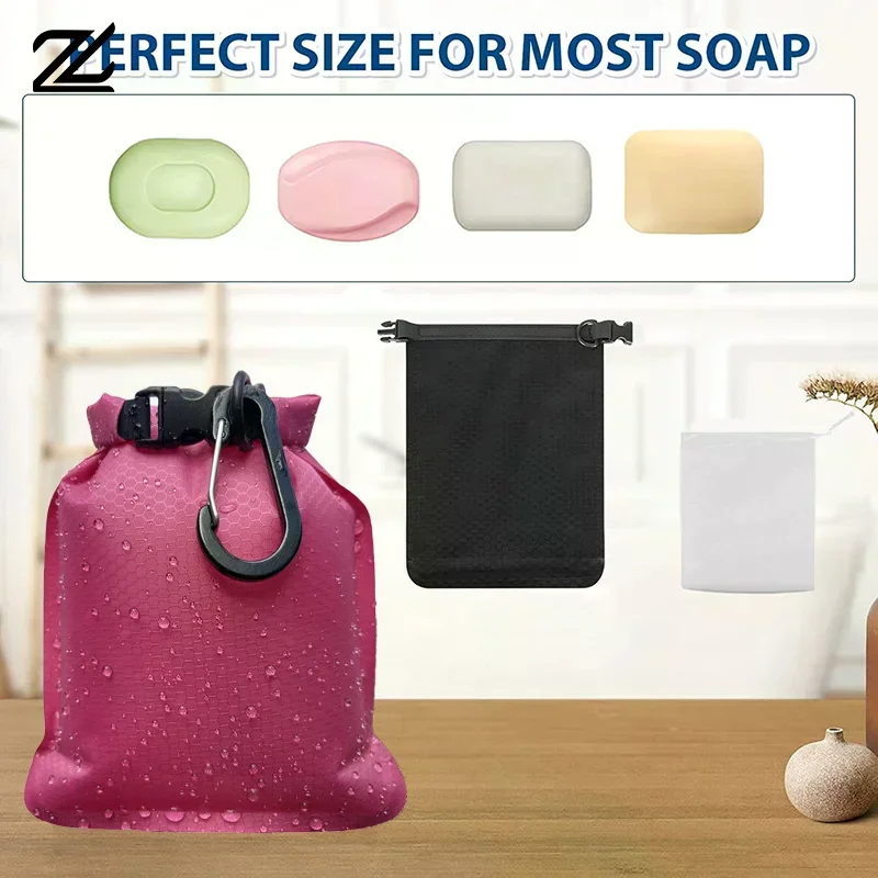 Soap Bar Case Dish Bathroom Sealed Waterproof Tableware Soap Holder Multi-functional Travel Storage Bag For Outdoor Travel view 3