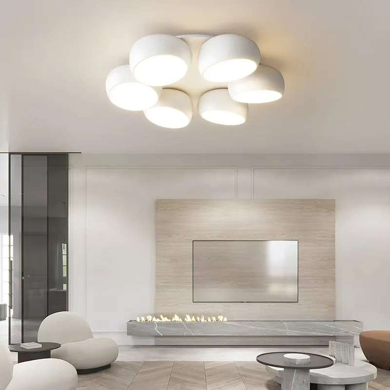 

New Minimalist Ceiling Light Modern Hall LED Lights Creative Designer Bedroom Living Room Decor Circular Lighting