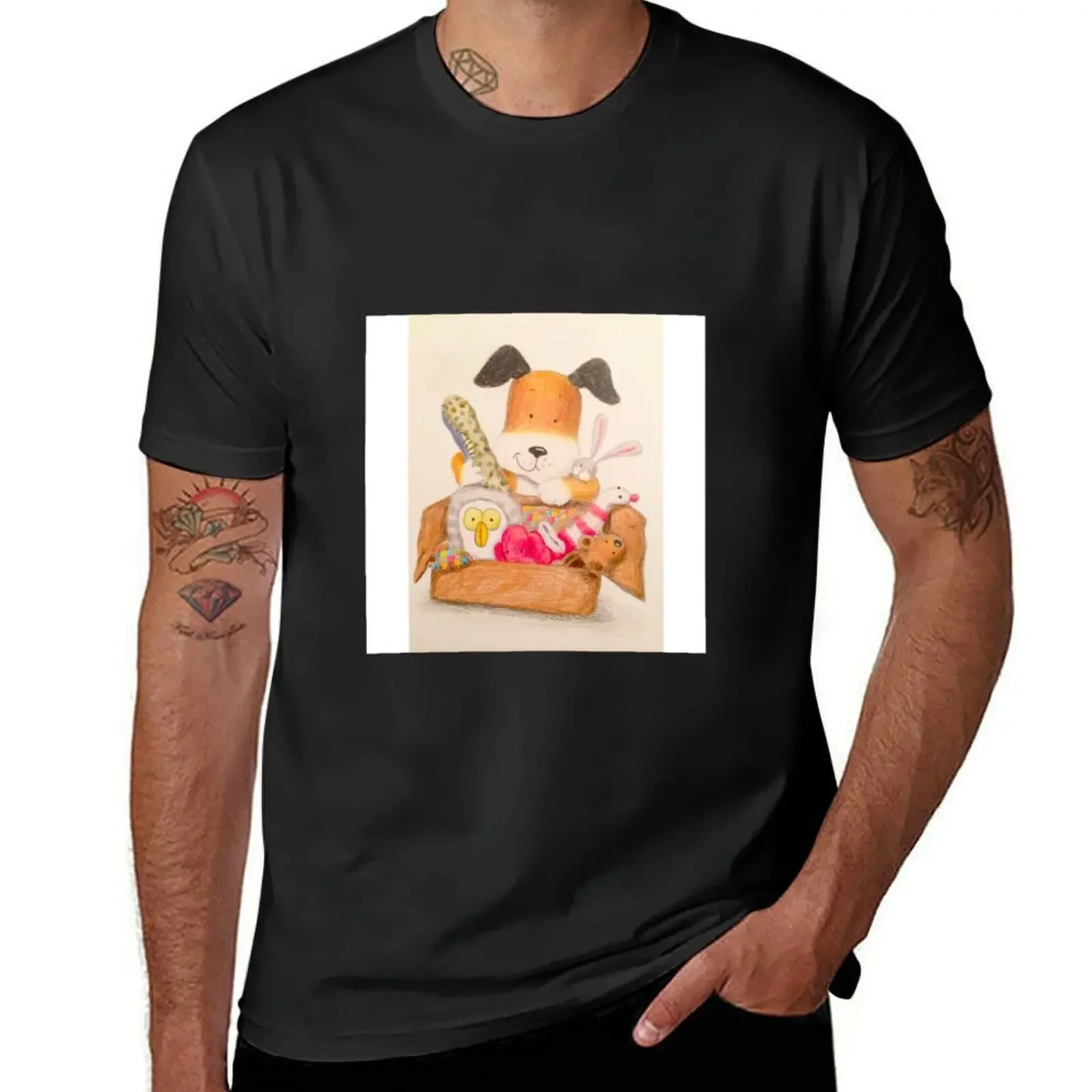 Childrens Classic kipper the dog T-Shirt for a boy customizeds blanks men tshirt