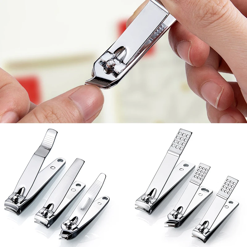 Stainless Steel Nail Clippers Fingernail Toenail Trimmer Care Tool Manicure Knife Toenails Scissors Trimmer Nail Cutters 2 Style