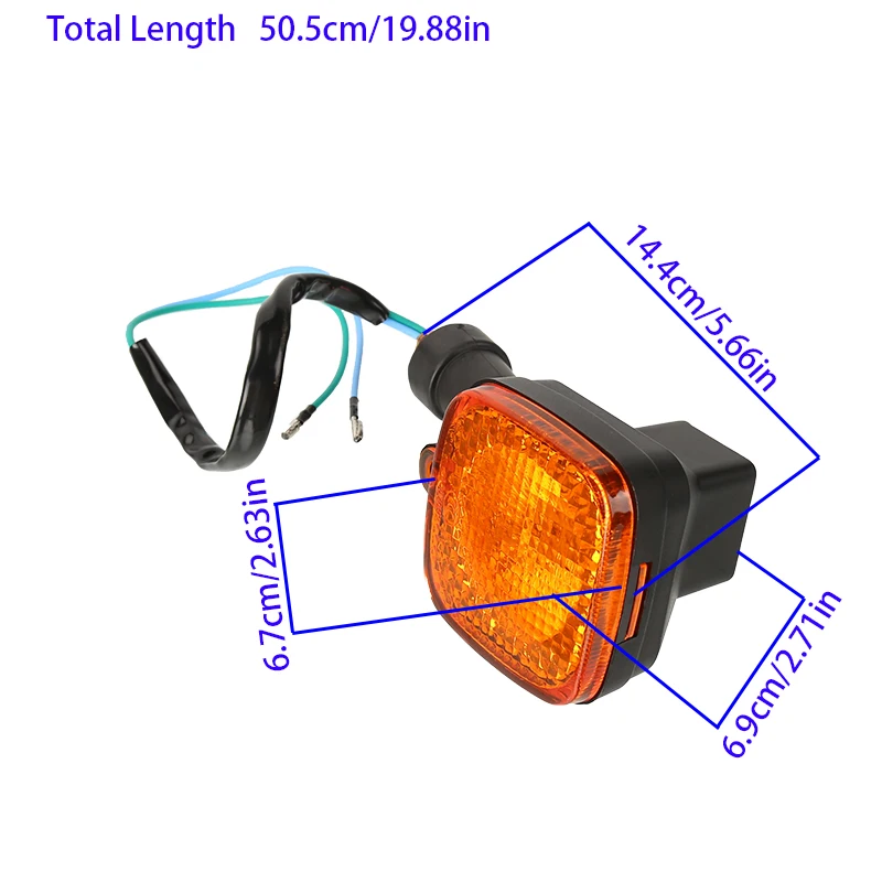 High-Quality NEW Motorcycle Turn Lights for Honda CG125 ML/JH125L/CB250/CA250/XL125 Transparent/Red Indicators