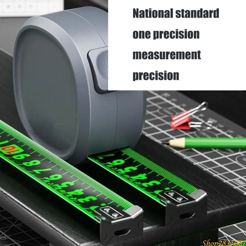 Precise Tape Measure With Fluorescent Coating For Easy Reading Numbers 831F