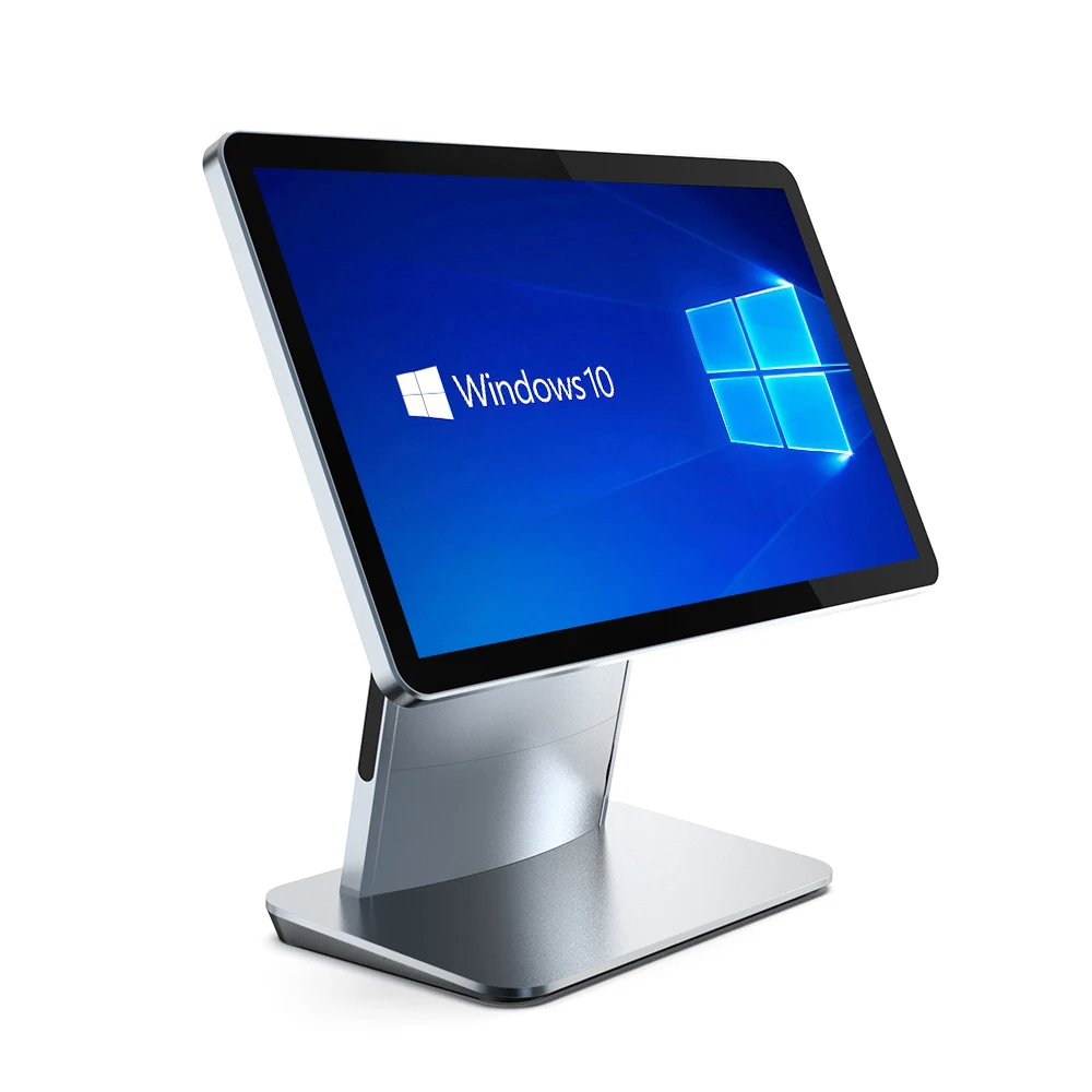 Wholesale 15.6 Inch Ultra-Thin Aluminum Alloy Frame POS Machine Restaurant Touch Screen Point Sales System for Cash Register