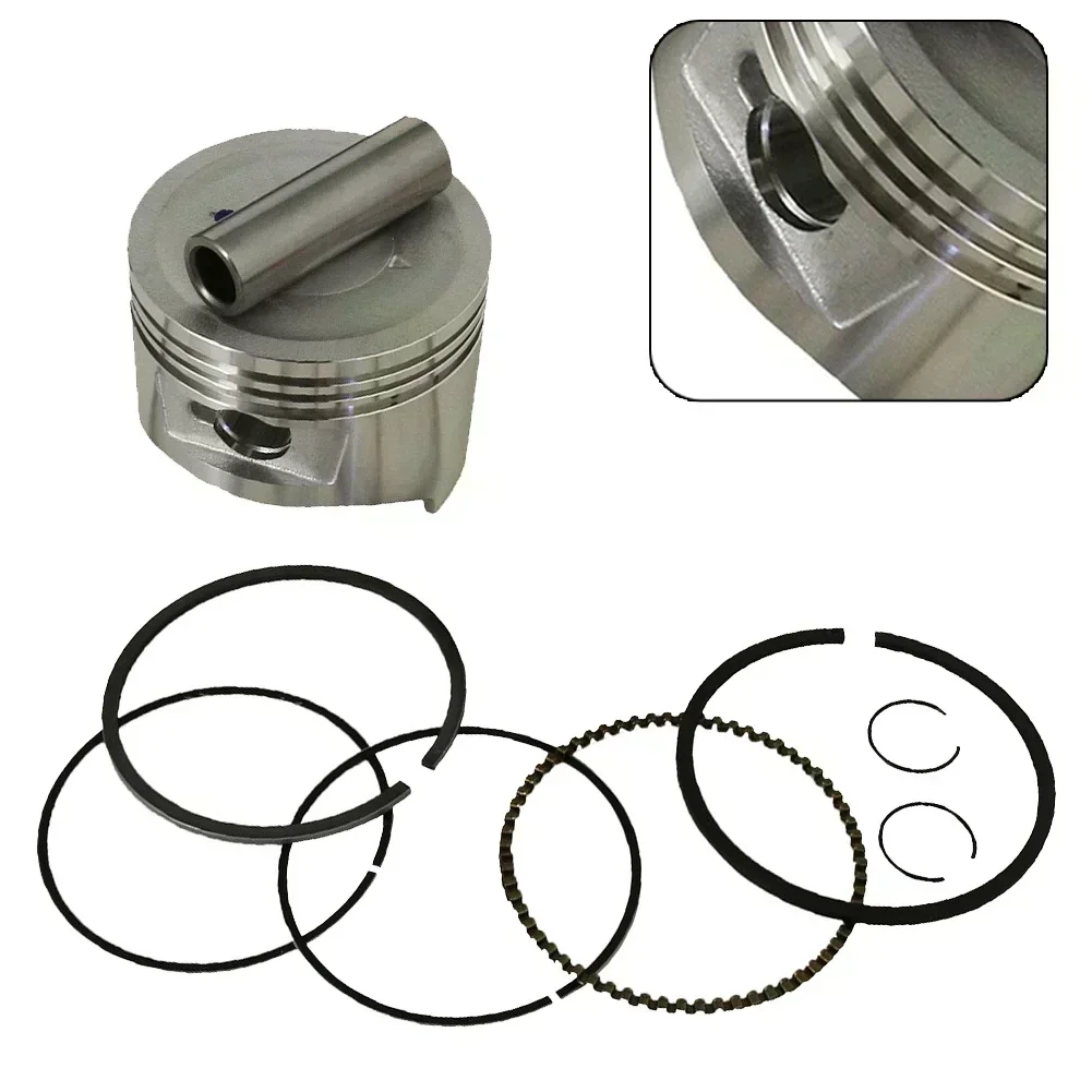 Piston & Rings Kit 60mm Bore Gudgeon Pin & Clips For Honda GX120 Engine 13101-ZH7-010 4310 Garden Power Tool