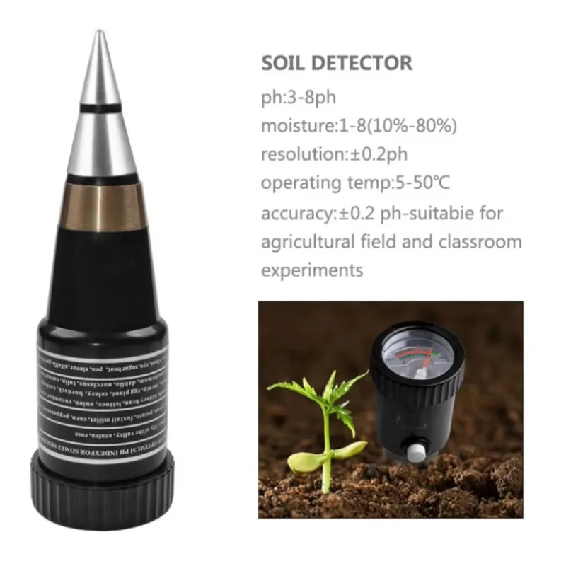 手持ち式円錐形瞬時読み取りスクリーン土壌水分PHセンサー