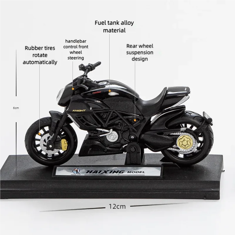 1:18 H2r Legering Sport Motorfiets Model Diecast Metal H2r Motor Collectie Simulatie Speelgoed Children Gift Motorfiets Model